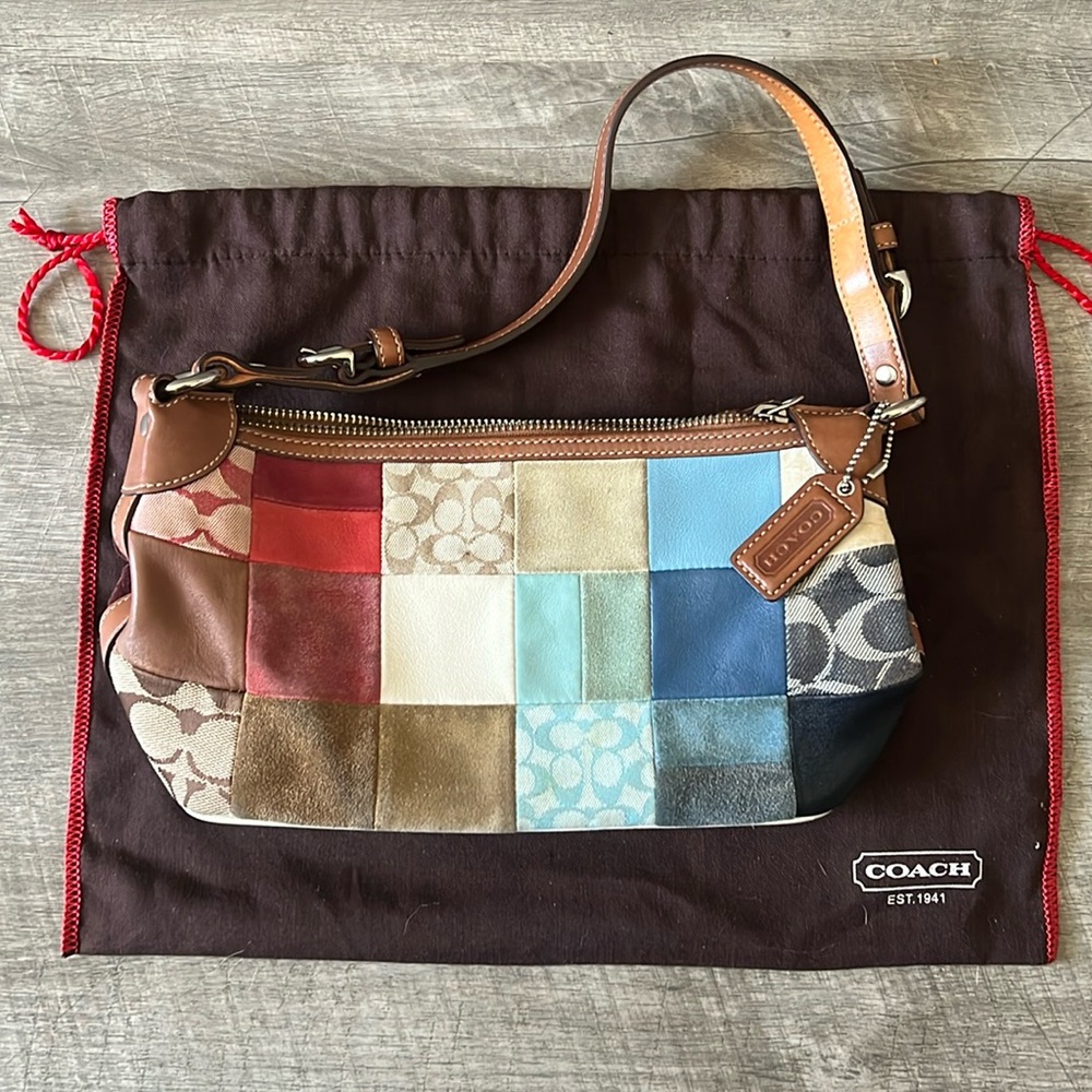Small Multicolor Coach Purse